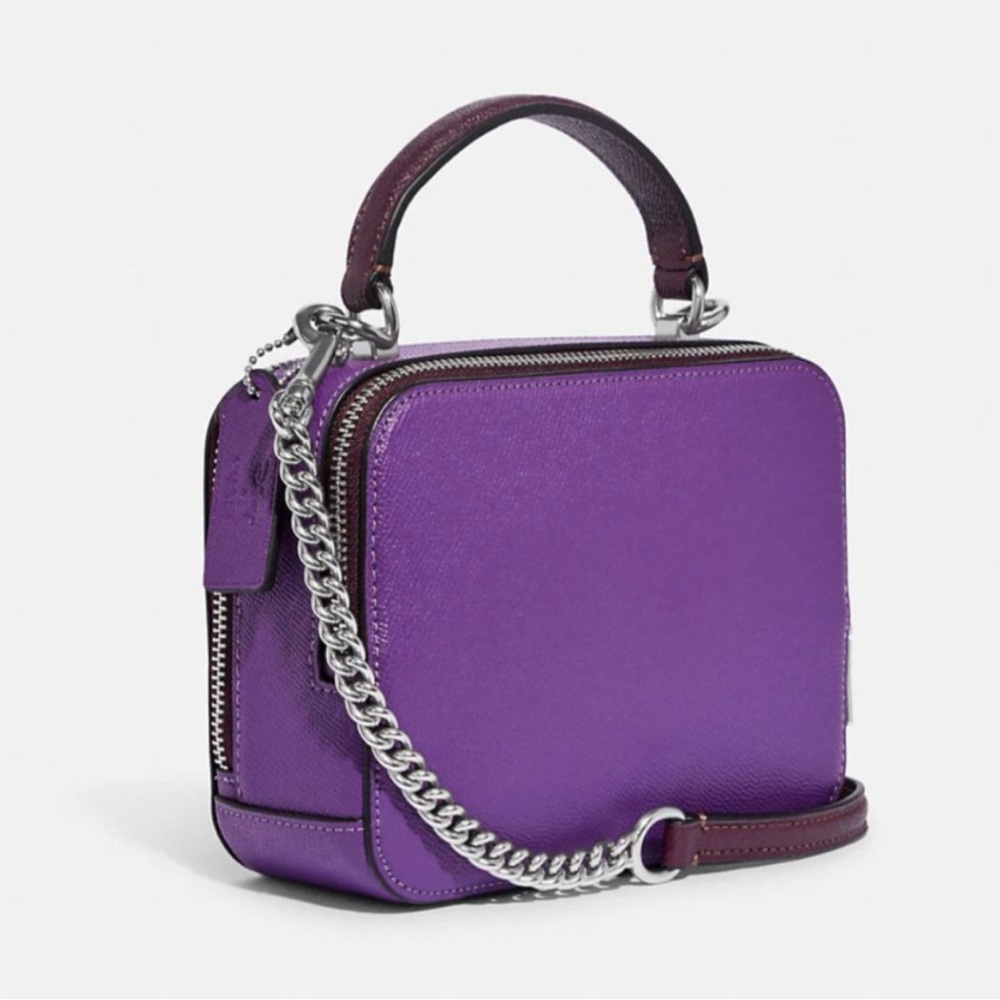 New Disney X Coach Box Crossbody Villains Little Mermaid Ursula Motif CC375 - Picture 6 of 9